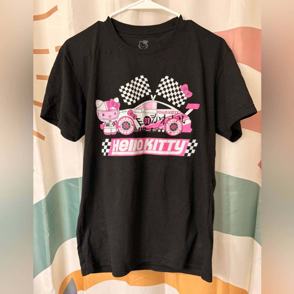 Hello Kitty Black and Pink T-Shirt